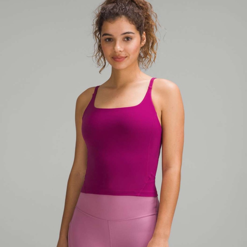 lululemon athletica Magenta/Purple Tank Top